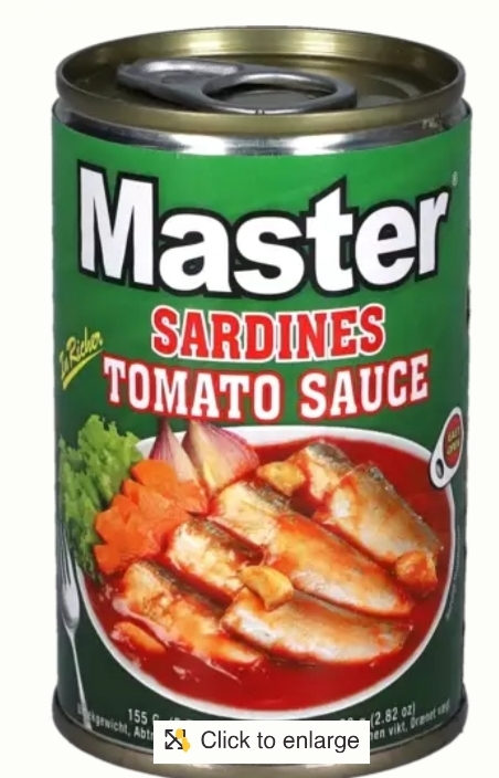Master Sardeens in Tomate Sauce 50x155gm 