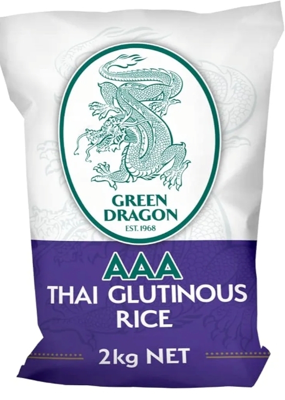 Green Dragon Glutinous Rice 6x2kg..