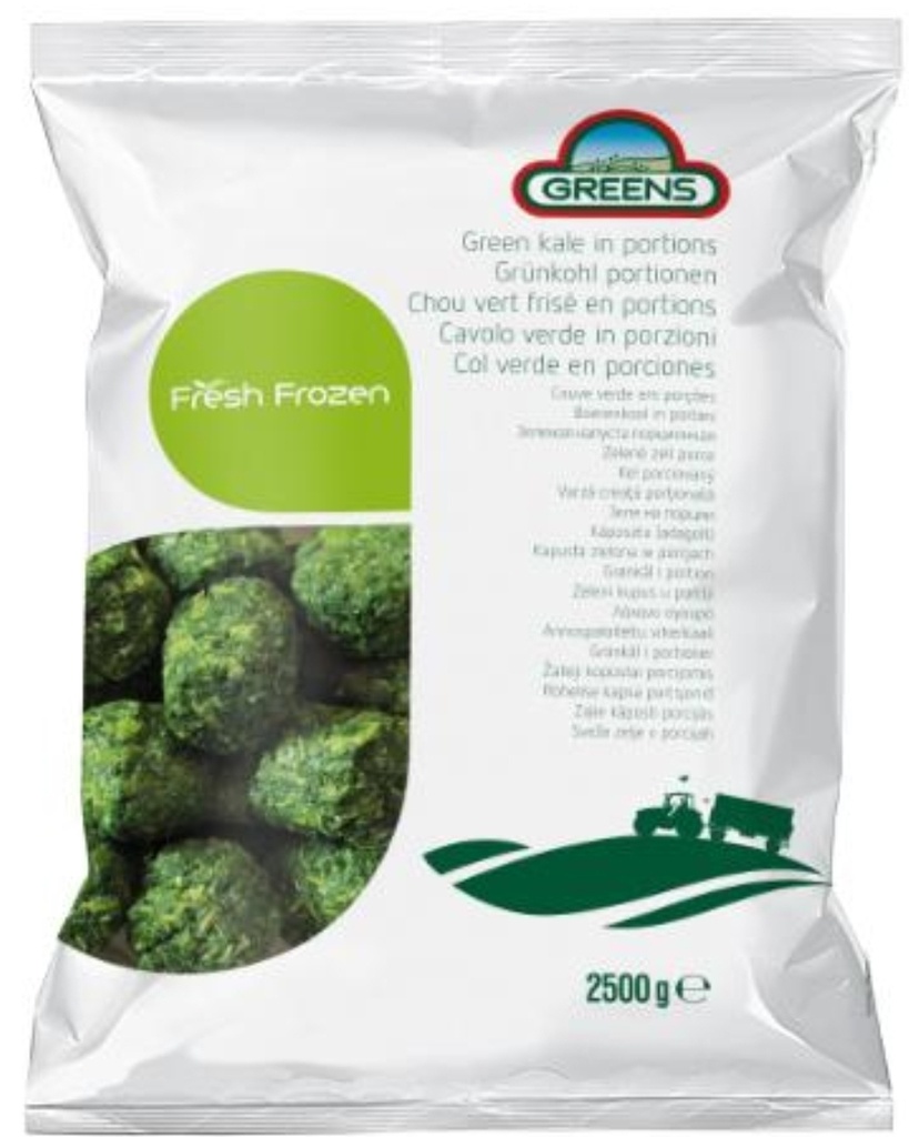 Green Spinach Leaf/Branche Frozen 4x2.5kg.