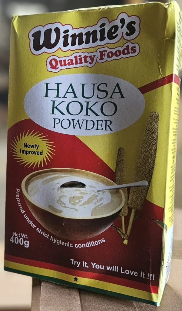 Winnies Hausa Koko Flour 24x400gm.