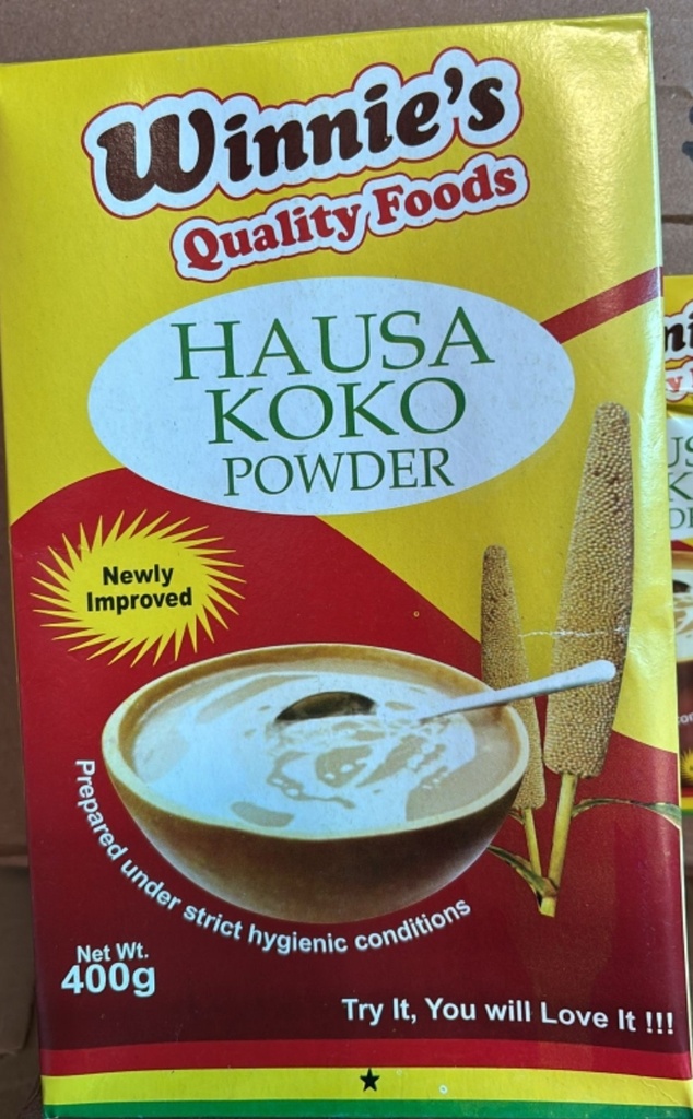 Winnies Hausa Koko Flour 24x400gm.