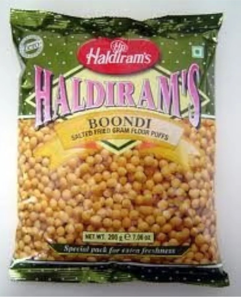 Haldiram Boondi salted 10x200gm.