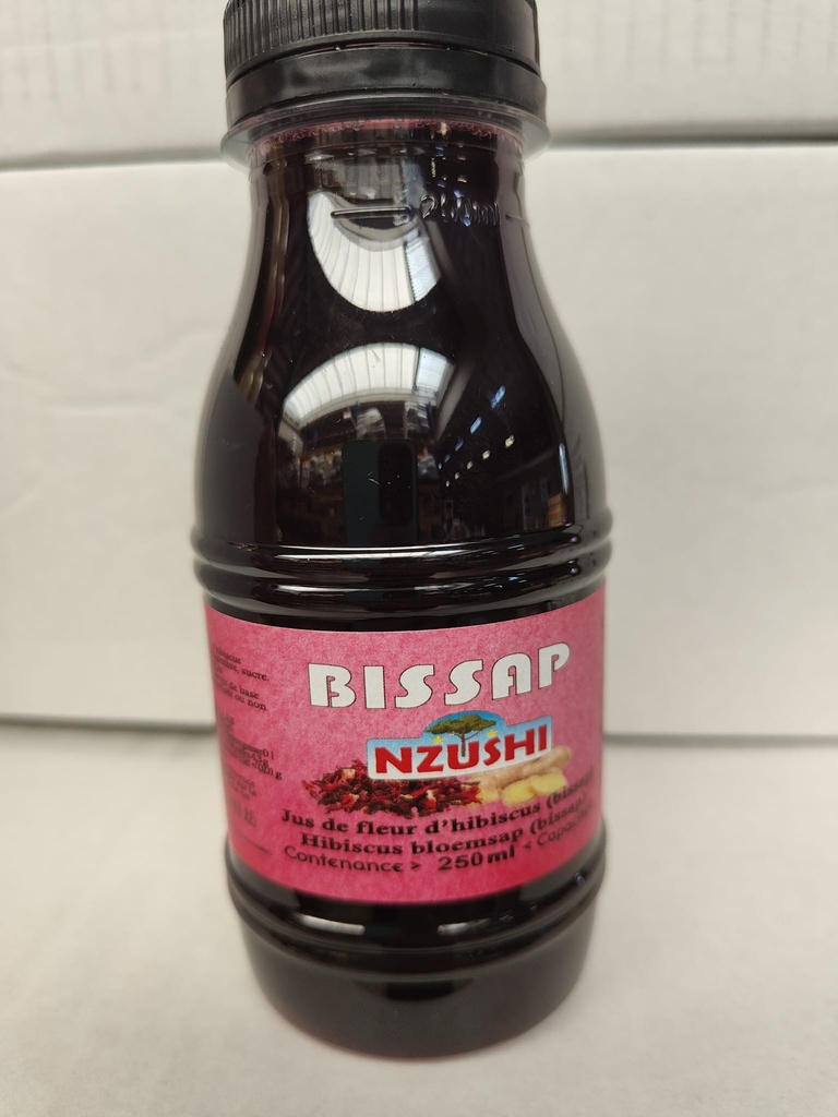 Nzushi Bissap Rouge & Ginger Drink 24x250ml.