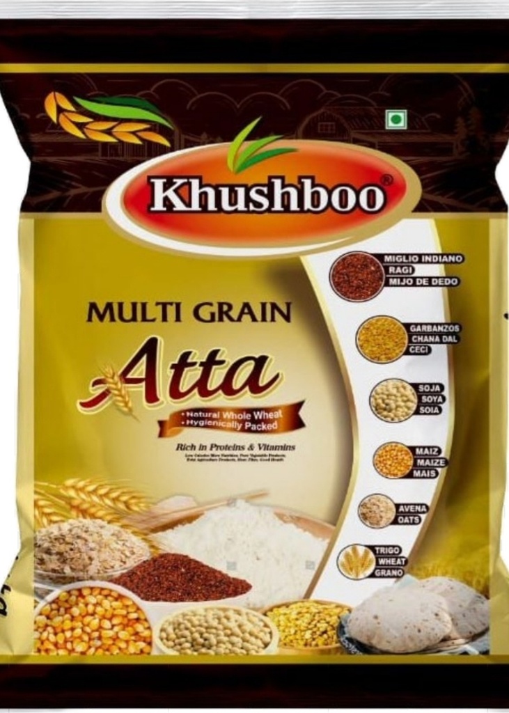 Khushboo Multi grain Atta Flour 10kg.