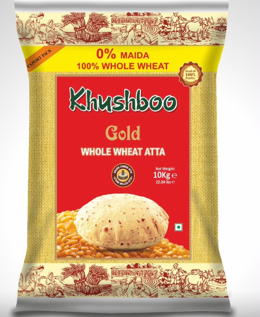 Khushboo Atta Medium 10kg.
