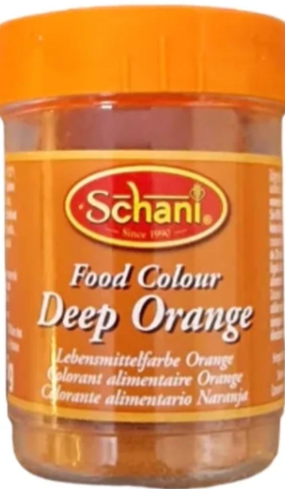 Schani Orange Food Colour 12x25gm.
