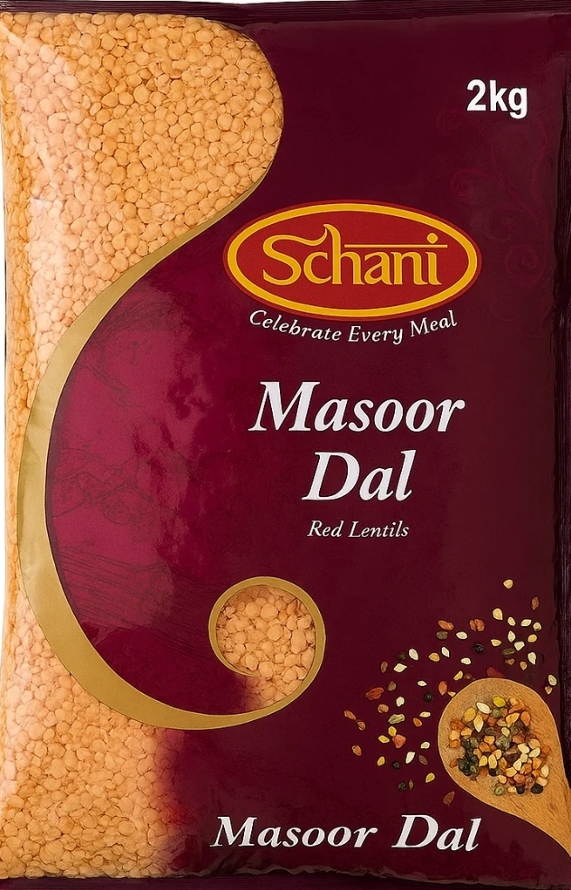 Schani Red Lentils 6x2kg.