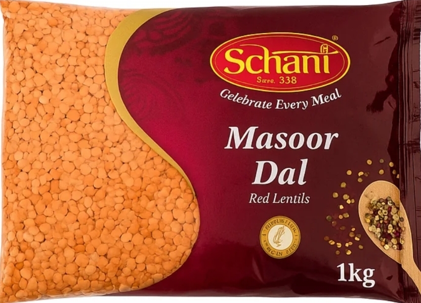 Schani Red Lentils 10x1kg.