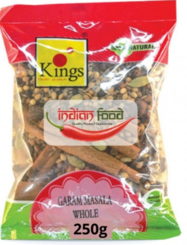 Kings Garam Masala Whole 10x250gm.