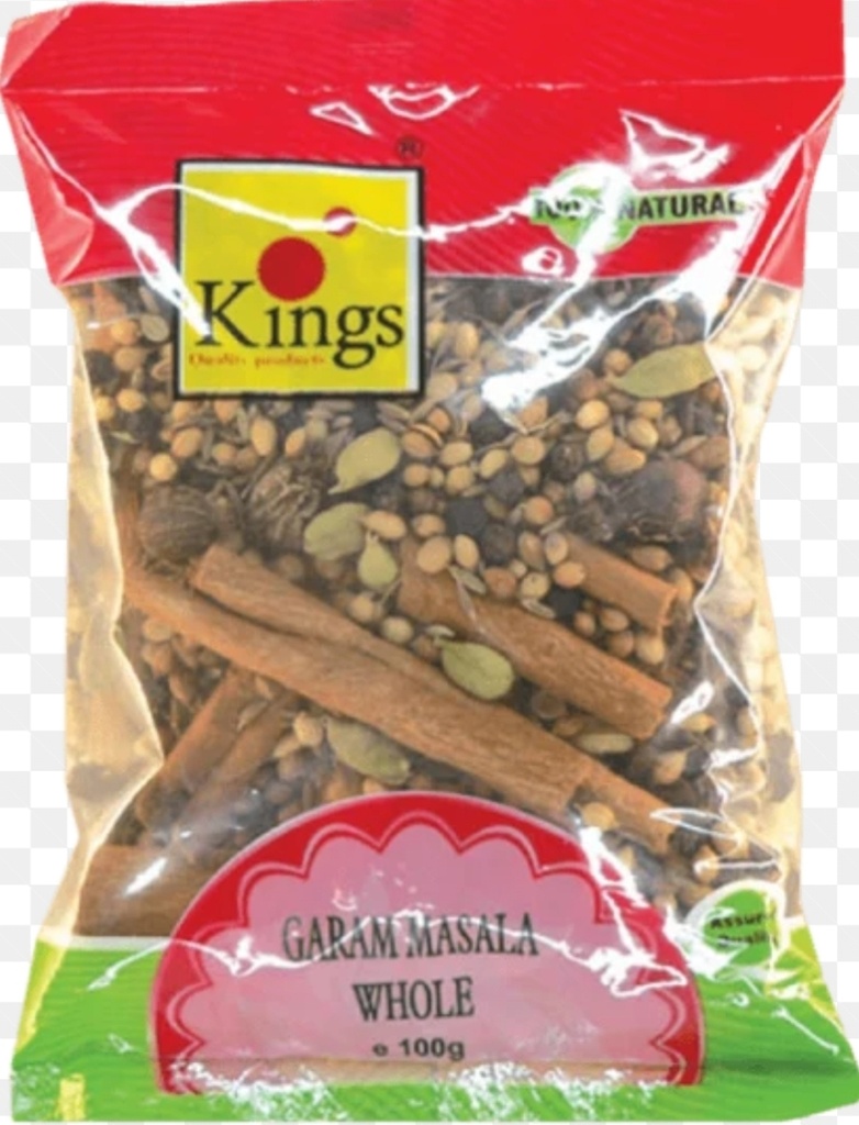 Kings Garam Masala Whole 20x100gm.