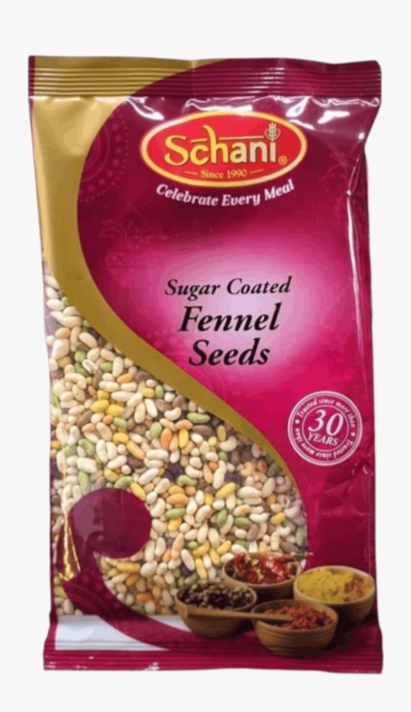 Schani Suger Coated Fennel Seeds Sonf 20x100gm. 