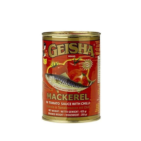 Geisha Jack Makerel Chilli Souce Red 12x425gm 