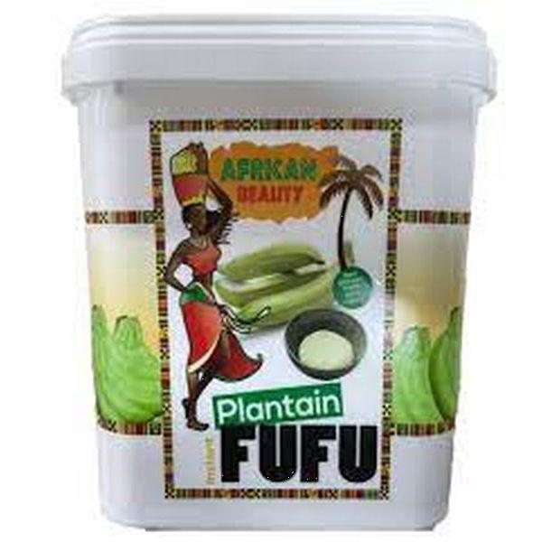 African Beauty Green Plantain Fufu (Bucket) 4kg.