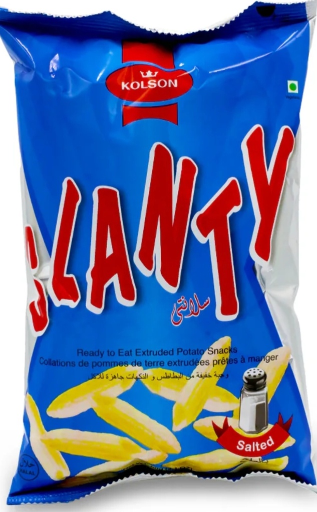 Kolson Slanty Salted Chips 24x60gm  