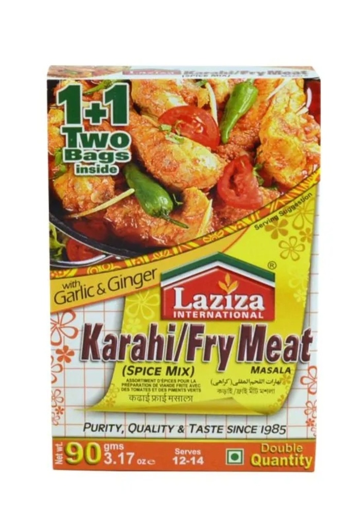 Laziza Karahi Fry Meat Masala 6x90gm 