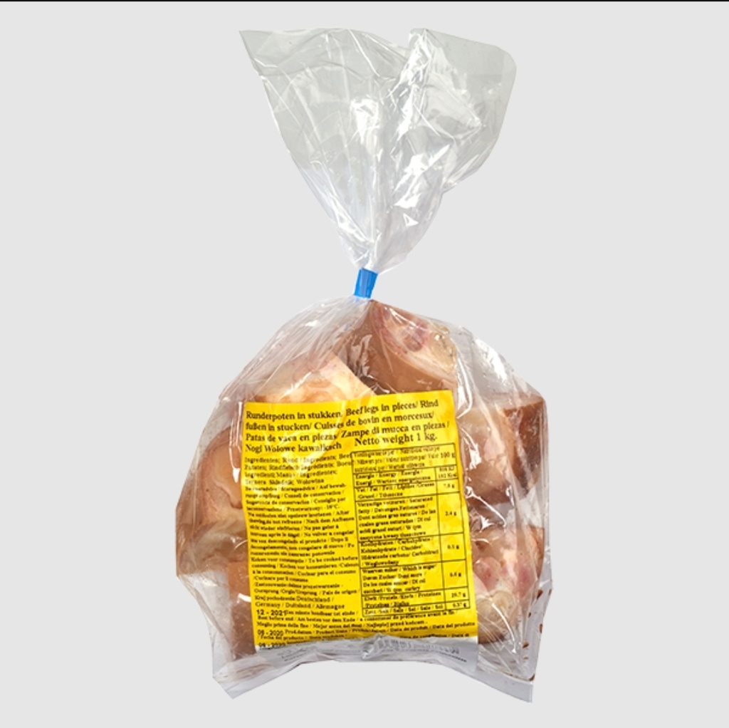 African Style Cow Frozen Legs Burned 10x1kg. 