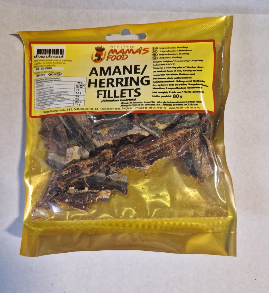 Mamas Food Herring Fillets 10x80gm