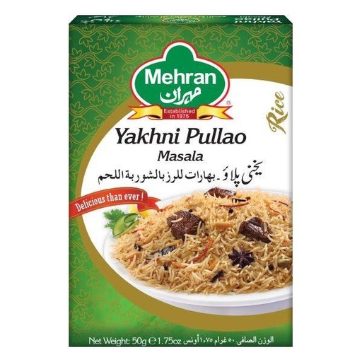 [PSP223] Mehran Yakhni Pullao Masala 12x100gm  