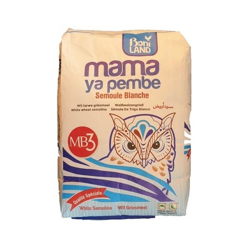 [D10902] Millo Semoule Blanche Mama Ya Pembe Boniland Mb3  5kg.