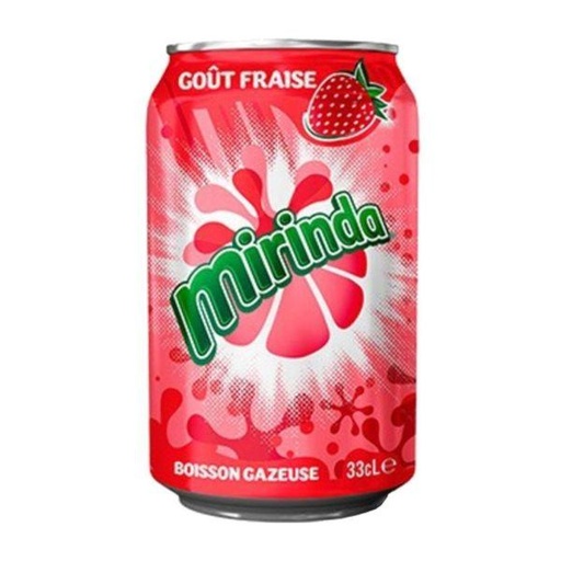 [DJU257] Mirinda Fraise Can 24x330ml 