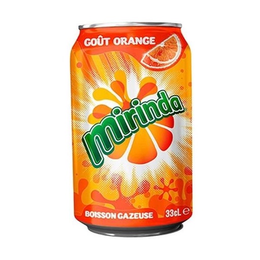 [B10326] Mirinda Orange Can 24x330ml 