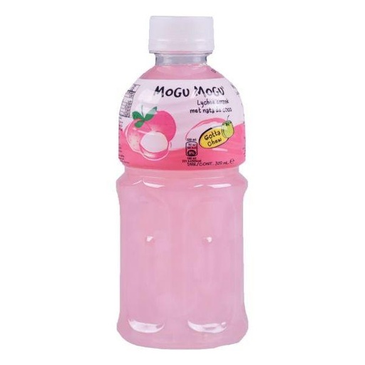 [DJU189] Mogu Mogu Lychee 24x320ml. expired.