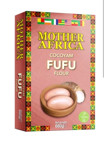 [PRF308] Mother Africa Cocoyam Fufu 6x 680gm.