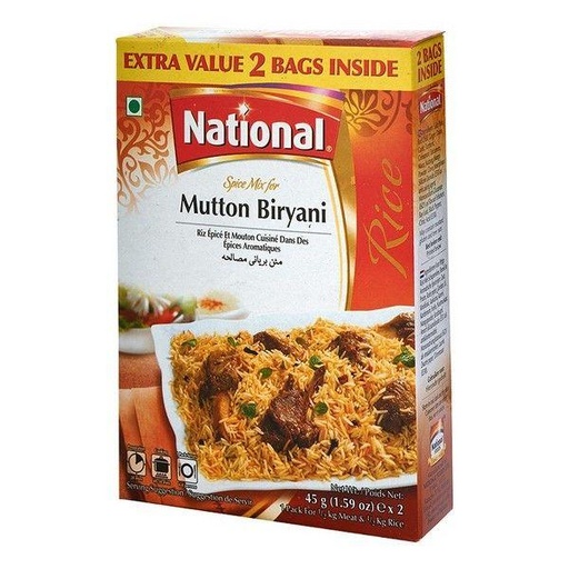 [D11302] National Biryani Mutton Spice Mix 6x78gm 