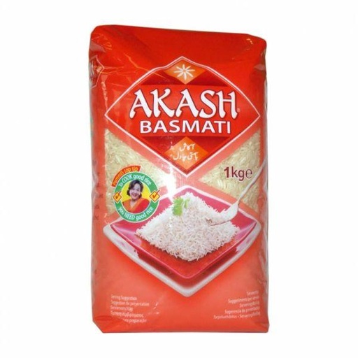 [D11000] Akash Basmati Rice 8x1kg 