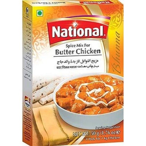 [D11313] National Spice Mix Butter Chicken 6x94gm   