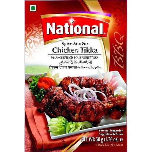[D11334] National Spice Tikka Boti 6x88gm 
