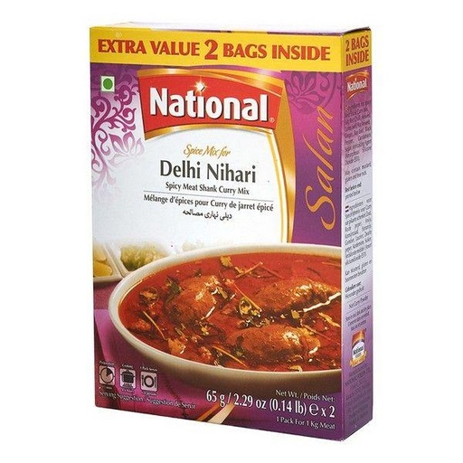 [D11320] National Spice Mix Delhi Nihari 6x112gm  