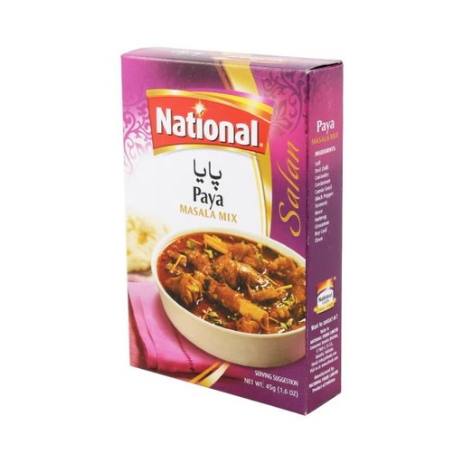 [D11328] National Spice Mix Paya 6x78gm  