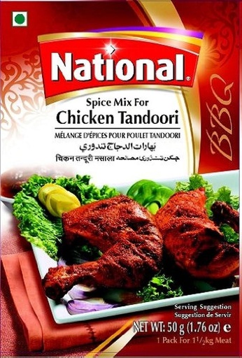 [D11336] National Spices Mix Tandoori 6x82gm.
