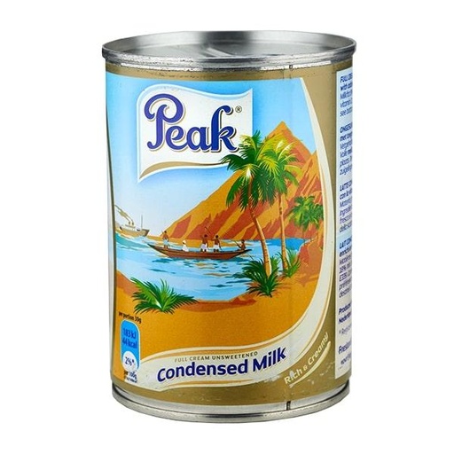 [D10443] Peak Evaporated Milk (Without Suger ) 2x12x410gm 