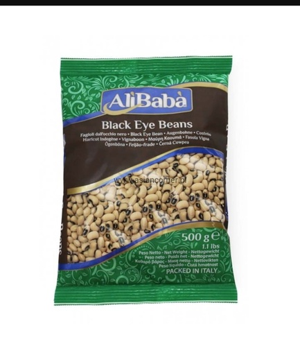 [D10608] Ali Baba Black Eye Beans 21x500gm 