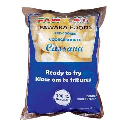 [F10189] Fawaka Cassava/Manioc Frozen Slice/Chunks 35x400gm  