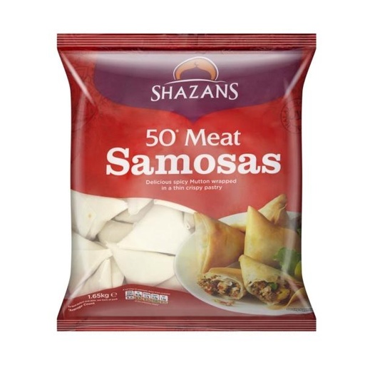 [FRS123] Shazans Meat Samosa 6x1650gr (50 Pcs) 