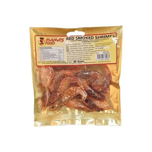 [PRS135] Mamas food Red Shrimps Smoked 20x100gm 