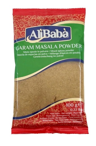 [D11166] Ali Baba Garam Masala Powder 20x100gm.