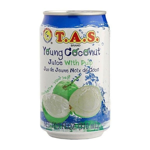 [DJU237] Tas Coconut Juice With Pulp 24x310ml 