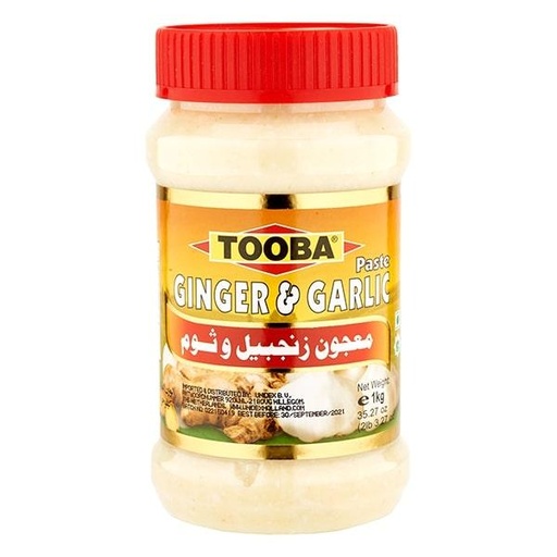 [C10580] Tooba Ginger & Garlic Paste 6x1kg   