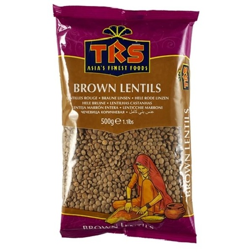 [D10709] Trs Lentils Brown Whole Masoor 6x2kg 