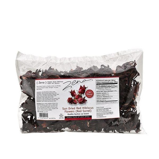 [PSP421] Zena WHITE Bissap Hibiscus Flowers Dried 15x125gm