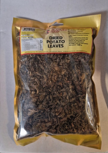 [D11283] Mamas Food Dry Potato Leaves 10x100gm 
