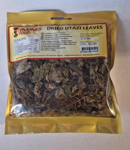 [D11296] Mamas Food UTAZI Dry Leaves 10x25gm