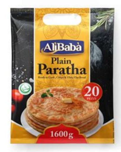 [F10212] Ali Baba Family Plain Paratha 6x1600gm 