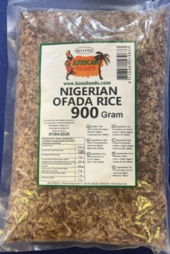 African Beauty Ofada Rice 10x900gm 
