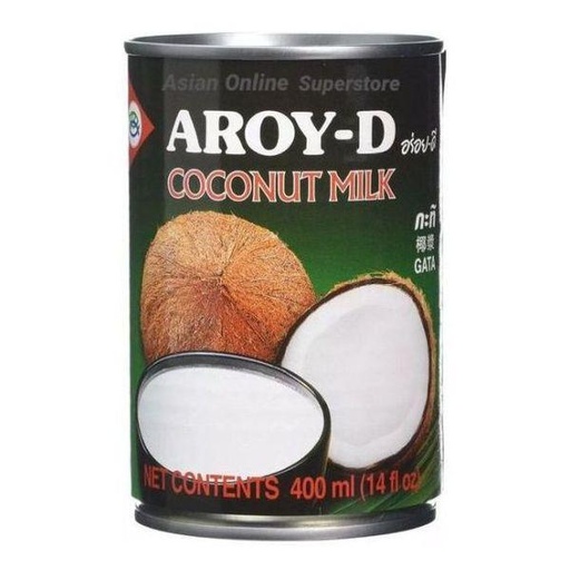 [D10409] Aroy D Coconut Milk Canned 24x400ml 