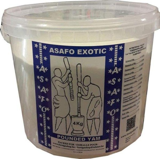 [PRF121] Asafo Pounded Yam Bucket 4kg
